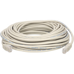 TruConnect TRUP5E15.0GY 15mtr CAT 5E UTP PVC Full Copper Patch Lead - Grey