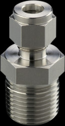 Cutting ring fitting, 50 bar/5 MPa, Ø 8 mm, 1/2&quot; NPT for temperature sensors, E40261