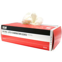 Scan KG-2101 Latex Gloves - XL (Box 100)