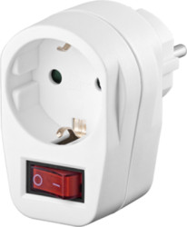 German Schuko-style plug with switch, 68906