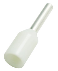 Końcówka kablowa zaciskana 0.5mm² długość 6mm Biały średnica 1.0mm Izolowane RS PRO