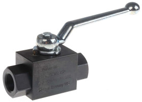 Zawór hydrauliczny kulowy przyłącze G 3/8 korpus ze stali Parker