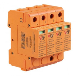 VCX Ogranicznik ochronnik przepięć 4P Typ T2 20kA iskiernikowy