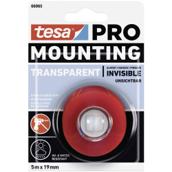 tesa 66965-00001-00 Mounting PRO Tape 5m x 19mm UV/moisture resistant