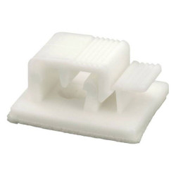 HellermannTyton 150-11294 ASI Clip Self-adhesive Cable Mount Ecru 1pc