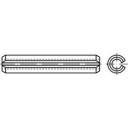 TOOLCRAFT C137082 Tulejki obrotowe (Ø x D) 21 mm x 90 mm stal sprężynowa 10 szt.