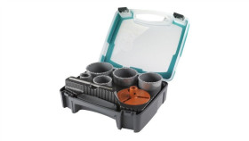 Zestaw Otwornic 33-83Mm Z Nasypem Z Węglików Spiekanych