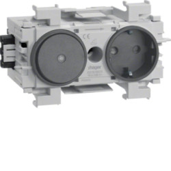 Gniazdo Schuko przeł.wtyk zac.mont.front ant GS11019011