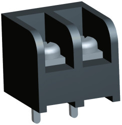 Blok zacisków 2-pinowe, raster 6.35mm, 10A, 300 V