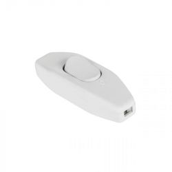 ZĹÄcze przeĹÄcznik przelotowy 2,5A/250V biaĹy