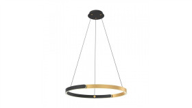 Lampa Wisząca Linos Kolor Czarny/Złoty Metal/Aluminium, Tworzywo Sztuczne,...