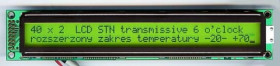 AC-4002A YIY Y/G E6 wyświetlacz alfanumeryczny LCD 40x2
