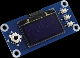 RPI-13OLHAT Raspberry Pi - Display OLED, 1,3", incl. Joystick, SH1106