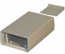 ABS enclosure, (L x W x H) 158 x 95 x 45 mm, gray white (RAL 9002), A9408348