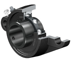 Zespół łożysk – z kołnierzami średnica wew 45mm Oprawa łożyskowa kołnierzowa liczba otworów 4 FAG rozmiar otworu 19mm