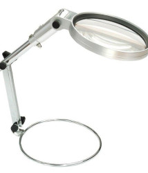 LUPA 130mm Z PODŚWIETLENIEM LED PROSKIT MA-015 STOŁOWA