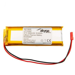 4500mAh 3,7V Li-PO 2-PIN 97x34x12mm JST
