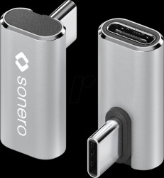 X-UA134 Adapter USB 4.0 C plug > C socket, silver