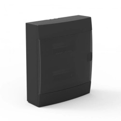 Rozdzielnica natynkowa 24-modułowa 286x340,5x112,5mm czarna dymna 600.001.240 HOROZ ELECTRIC
