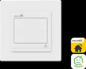 21002 Radio light switch, flush-mounted, white