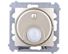 Simon 54 Łącznik z czujnikiem ruchu i przekaźnikiem złoty mat DCR10P.01/44