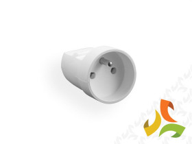 Gniazdo przenośne, przedłużaczowe jednokrotne z/u (z uziemieniem) G-10 ELGOTECH