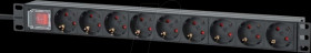 715133 Power strip, 19", 9-way
