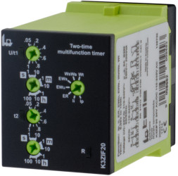 Timer Relay Wciskane 110 → 240 V ac, 24V ac/dc SPDT 2-stykowy Tele 1 s → 100h K3ZIF20 Wielofunkcyjne