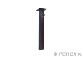 Kolumna podsufitowa 1000 mm czarna - boczne połączenie 80mm