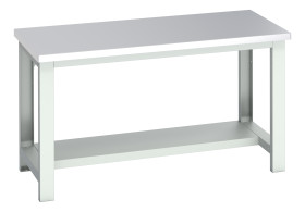 Stół warsztatowy szer. 750mm maks. obciążenie: 450kg Podstawowy stoł Blacha stalowa dł. 1500mm wys. 840mm