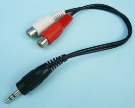 1xWT.3,5 ST-&gt;2xGN.RCA 0,2mb VITALCO