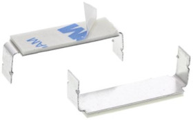 Spinka do kabli Zacisk rozwierany, materiał: Aluminium, Samoprzylepny, 33 x 9.8 x 9.8mm, RS PRO