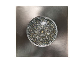 SINGLE SQUARE 19 LED CHROM MAT,