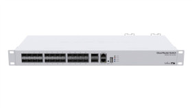 Switch 24X Sfp+, 2X Qsfp, 1X Rj45 100Mb/S Mikrotik Crs326-24S+2Q+Rm