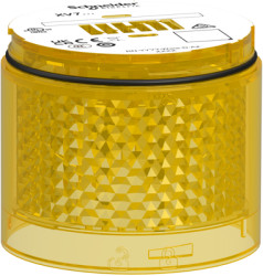 LED permanent light element, yellow, 24 V AC/DC, IP66, XVB7C28
