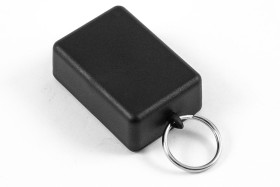 Obudowa ABS szerokość zew. 35 mm długość zew. 50 mm wys. zew. 20 mm Hammond IP54 Czarny