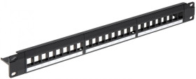 Patch panel RACK 19cali 24xKEYSTONE PP-24/FX/C1