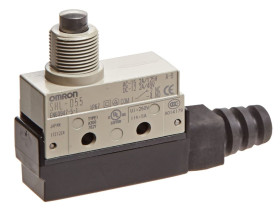 Wyłącznik krańcowy typ Trzpień Omron NO/NC Działanie natychmiastowe ac 2 A, dc 200mA 480V IP67