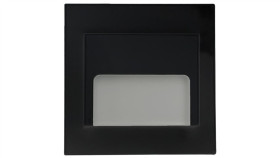 Oprawa Ontario Czarna 1,5W 12Vdc Zimna 9 Led Smd 3014 Kwadrat Do Puszki Fi 60