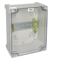 Obudowa uniwersalna do montażu ograniczników przepięć RST FT 6T z pokrywą transparentną duża /121 012/