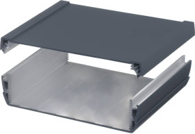 Bopla ASPH 1850-0200 7024 (94242200) - asymetryczny profil aluminiowy półotwarty (187 x 54,6 x 200 mm)