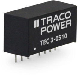 DC converter, 36-75 VDC, 3 W, 1 output, 24 VDC, 86 % efficiency, TEC 3-4815