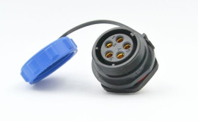 SP2112/S5 gniazdo na panel 5 pin 500V / 30A