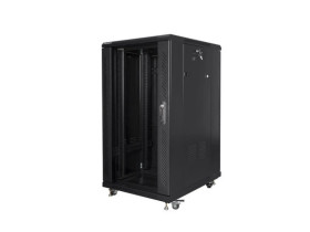 SZAFA INSTALACYJNA RACK STOJĄCA 19 22U 600X800 CZARNA LANBERG (FLAT PACK)