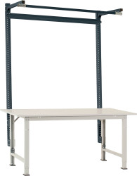Manuflex AS1621.7016 Portal z wysięgnikiem w kolorze antracytowym RAL 7016, do standardu PACKPOOL o szerokości 2000 mm
