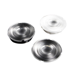 Soczewka LED Eliptyczny, kąt widzenia 24 ° Bezbarwny Metakrylan polimetylu (PMMA) Okrągły, Ledil, seria: Amy 50