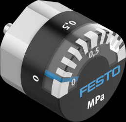 153384 Manometer, 0 - 10 bar, 15 mm, QS-6