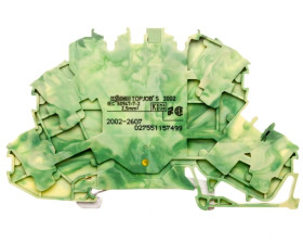 Złączka dwupiętrowa PE 4-przewodowa 2002-2607 /50szt./