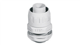 Dławnica Kablowa Szara Do Rur Karbowanych Pg13,5 Ecgx12-13