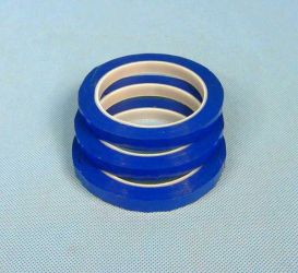 TAŚMA POLIESTR.Z KLEJEM BLUE 10mm 60mb